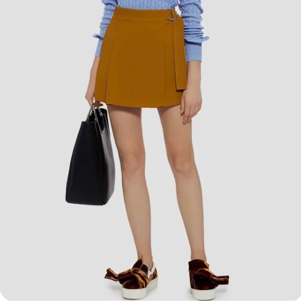 Carven Bermuda D-Ring Belted Wrap Skorts size 36